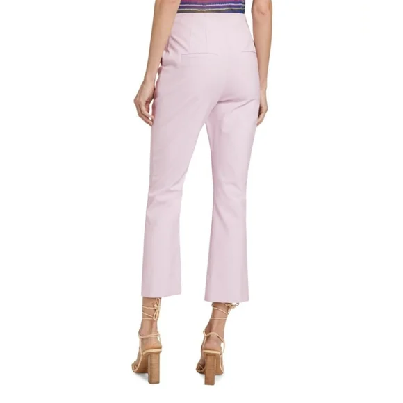 NWT. VERONICA BEARD Kean Cropped Pant In Barely Orchid - Picture 7 of 14
